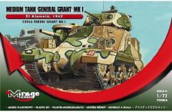 Mirage Hobby Grant MK. I El Ala mein Tank műanyag modell (1: 72) (728004) (728004)