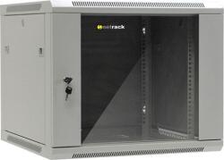 NETRACK 9U 19" fali rack szekrény 600x600mm levehető oldalú szürke (019-090-66-021) (019-090-66-021) (019-090-66-021)