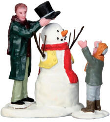 Lemax sharp-dressed snowman s/2 Caddington Village 2015