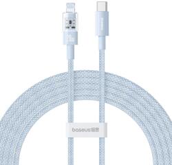 Baseus Gem USB-C apa - Lightning apa Adat és gyorstöltő kábel 2m - Kék (P10373001311-01) (P10373001311-01)