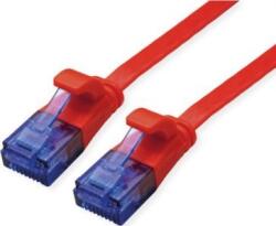 Valueline Patch kábel UTP CAT6a lapos kivitel, 1m, piros ( )