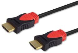 SAVIO CL-113 HDMI - HDMI 2.0 Kábel 5m - Fekete/Piros (CL-113) (CL-113)