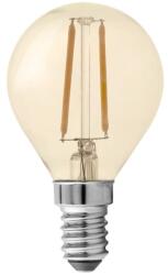 GP 080589 LED Filament Mini Globus izzó 1, 2W 100lm 2200K E14 - Meleg fehér (745GPMGL080589CE1) (745GPMGL080589CE1)
