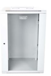 ASSMANN 19" Fali rack szekrény 15U 600x600mm - Fehér (DN-W19 15U/600) (DN-W19 15U/600)