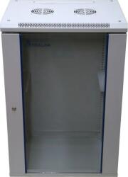 Extralink 18U 600X600 WALL-MOUNTED RACKMOUNT CABINET GRAY Falra szerelhető állvány Szürke (EX. 16897) (EX.16897)