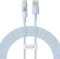 Baseus Gem USB-A apa - USB-C apa Adat és gyorstöltő kábel 2m - Kék (P10373002311-01) (P10373002311-01)