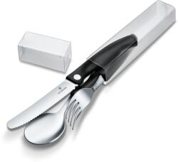 Victorinox Swiss Classic 3 darabos utazó evőeszköz készlet - Fekete/Inox (V-6.71 92. F3) (V-6.71 92.F3)