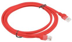 Lanberg U/UTP Cat5e RJ45 Patch Kábel 2m 10db - Piros (PCU5-20CC-0200-R) (PCU5-20CC-0200-R)