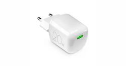 SBS Puro GaN USB-C Hálózati töltő - Fehér (20W) (PUFCMTCUSBC20WGWHI) (PUFCMTCUSBC20WGWHI)