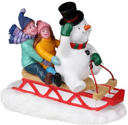 Lemax sledding with frosty Vail Village 2022 - kvikki