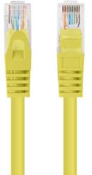 Lanberg UTP cat. 5e Patch kábel 3m - Sárga (PCU5-20CC-0300-Y) (PCU5-20CC-0300-Y)