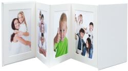 Deknudt Frames A66DC1 8PH Leporello 17, 5x23, 5 Képkeret - Fehér (A66DC18PH 13X18) (A66DC18PH 13X18)