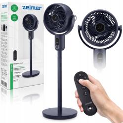 Trotec Zelmer ZRF3500 Álló ventilátor 3D oszcillációval Ø 25cm - Fekete (ZELMER-WE-04-30) (ZELMER-WE-04-30)