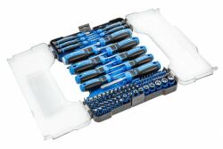 Högert Technik Csavarhúzó készlet 112 db-os, S2 acél, CrV, mágneses hegy, Hoegert Technik (HT1S102) (HT1S102)