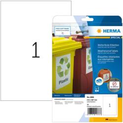 HERMA Inkjet-Etik. A4 weiß 210x297 mm wetterfest 10 St. (4866) (4866) (4866)