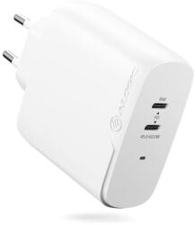 ALOGIC Ladegerät 63W 2 Port 2x USB-C weiß (WCG2X63-EU) (WCG2X63-EU)