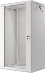 Lanberg 19" fali rack szekrény 22U/600X450 lapraszerelt, szürke V2 (WF01-6422-10S) (WF01-6422-10S)