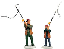 Lemax flyfishing with dad s/2 Vail Village 2001 - kvikki