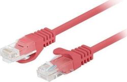Lanberg PCU6-20CC U/UTP Cat6 RJ45 Patch kábel 3m - Piros (PCU6-20CC-0300-R) (PCU6-20CC-0300-R)