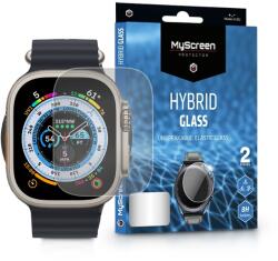 MyScreen Protector Apple Watch Ultra (49 mm) rugalmas üveg képernyővédő fólia - MyScreen Protector Hybrid Glass - 2 db/csomag - transparent (LA-2286) (LA-2286)