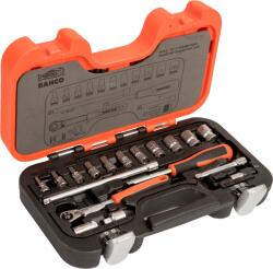 Bahco Dugókulcs készlet 1/4" bites racsnis keskeny fejjel 65 db-os (SL65) (SL65)