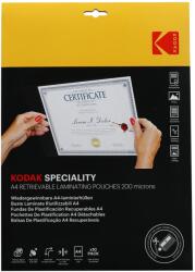 Kodak 200 mikron A4 újrahasználható lamináló fólia (10 db / csomag) (LMA4RET-PK10F) (LMA4RET-PK10F)