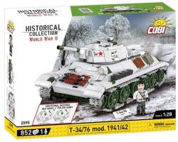 COBI T34-76 model 1941-42 852 darabos építő készlet (COBI-2595) (COBI-2595)