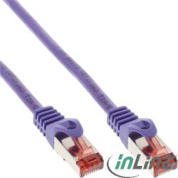 InLine 76450P hálózati kábel Lila 0, 5 M Cat6 S/FTP (S-STP) (76450P) (76450P)