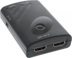 InLine 57821A videó elosztó DisplayPort 2x HDMI (57821A) (57821A)