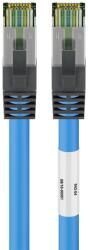 Goobay S/FTP CAT8.1 Patch kábel 3m - Kék (45661) (45661)