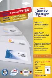Avery Zweckform Avery 4781 QP 97x42, 3mm univerzális 360db-os etikett (4781) (4781)