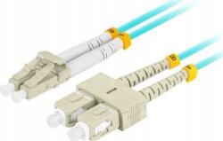 Lanberg Optikai patch MM LC/UPC-SC/UPC duplex 5m LSZH OM3 50/125 3.0mm aqua (FO-LUSU-MD31-0050-TQ) (FO-LUSU-MD31-0050-TQ)