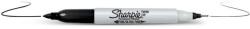 Sharp Sharpie S0811100 0.5mm / 1mm Kétoldalas Jelölőmarker készlet - Fekete (12 db / csomag) (S0811100) (S0811100)