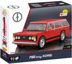 COBI Blocks FSO 125p Kombi autó 90 darabos építő készlet 1: 35 (COBI-24603) (COBI-24603)