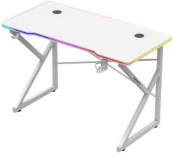 Huzaro Hero 1.7 RGB Gamer asztal 120 x 60 x 75 cm - Fehér (HZ-HERO 1.7 RGB WHITE) (HZ-HERO 1.7 RGB WHITE)