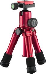 mantona Kaleido Mini háromlábú Kamera állvány (Tripod) - Piros (21183) (21183)