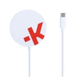 SKROSS SKCHWC0110WCN magsafe fehér vezeték nélküli töltő + Type-C kábel (19.09. 1326) (19.09.1326)
