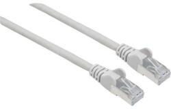 Manhattan RJ45 Hálózat Csatlakozókábel CAT 6A S/FTP 5.00 m Szürke Fólia árnyékolás, Fonat árnyékolás, Árnyékolt, HDMI-re alkalmas, Halogénmentes Intellinet (740920) (740920)