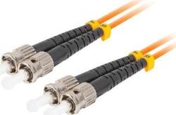 Lanberg Optikai patch MM ST/UPC-ST/UPC duplex 15m LSZH OM2 50/125 3.0mm narancssárga (FO-STST-MD21-0150-OG) (FO-STST-MD21-0150-OG)