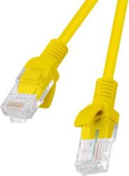 Lanberg Patchcord RJ45 CAT5e UTP kábel 1.5m sárga (PCU5-10CC-0150-Y) (PCU5-10CC-0150-Y) (PCU5-10CC-0150-Y)