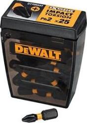 DEWALT DT70555T-QZ Extreme Impact Torziós bit Ph2 Bit készlet 25 darabos (DT70555T-QZ) (DT70555T-QZ)