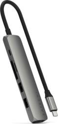 Satechi ST-P6SM hálózati csatlakozó USB C-típus 10000 Mbit/s Szürke (ST-P6SM) (ST-P6SM)