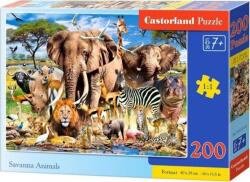 Castorland Savanna Animals Kirakós játék 200 db Állatok (454550) (454550)