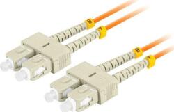 Lanberg FO-SUSU-MD21-0020-OG duplex optikai patch kábel 4xSC/UPC csatlakozóval, 50/125 LSZH OM2, 2m (FO-SUSU-MD21-0020-OG) (FO-SUSU-MD21-0020-OG)