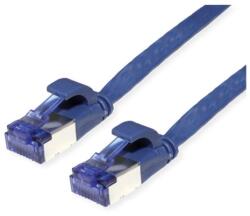 Valueline Kábel FTP CAT6a lapos kivitel 0, 5m, kék (21.99. 2150-40) (21.99.2150-40)