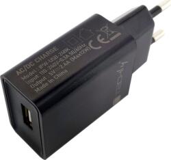 TECHLY IPW-USB-24BK mobiltelefon töltő Univerzális Fekete Váltakozó áram Beltéri (IPW-USB-24BK) (IPW-USB-24BK)