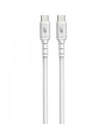 TB USB Type-C - USB Type-C Adat- és töltőkábel 2m - Fehér (AKTBXKUCC2SI20W) (AKTBXKUCC2SI20W)