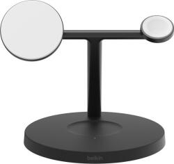 Belkin Boost Charge Pro Qi2 3in1 Mágneses Töltő Dokkoló 15W - Fekete (WIZ032KQBK) (WIZ032KQBK)