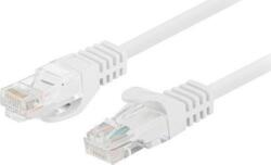 Lanberg U/UTP Cat5e RJ-45 Patch kábel 1.5M - Fehér (PCU5-20CC-0150-W) (PCU5-20CC-0150-W)