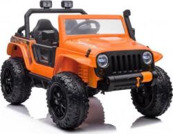 LEAN Toys XB-1118 4 Motoros Elektromos Kisautó 9068 - 12 V, 2.4 GHz, Szülői Távirányítóval, Nyitható Ajtóval, EVA Kerekekkel, Narancs (9068-uniw) (9068-uniw)